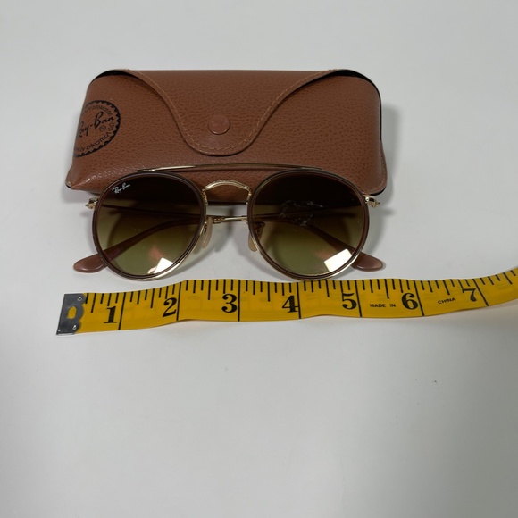 Ray-Ban Gold Round Sunglasses EUC main image 8